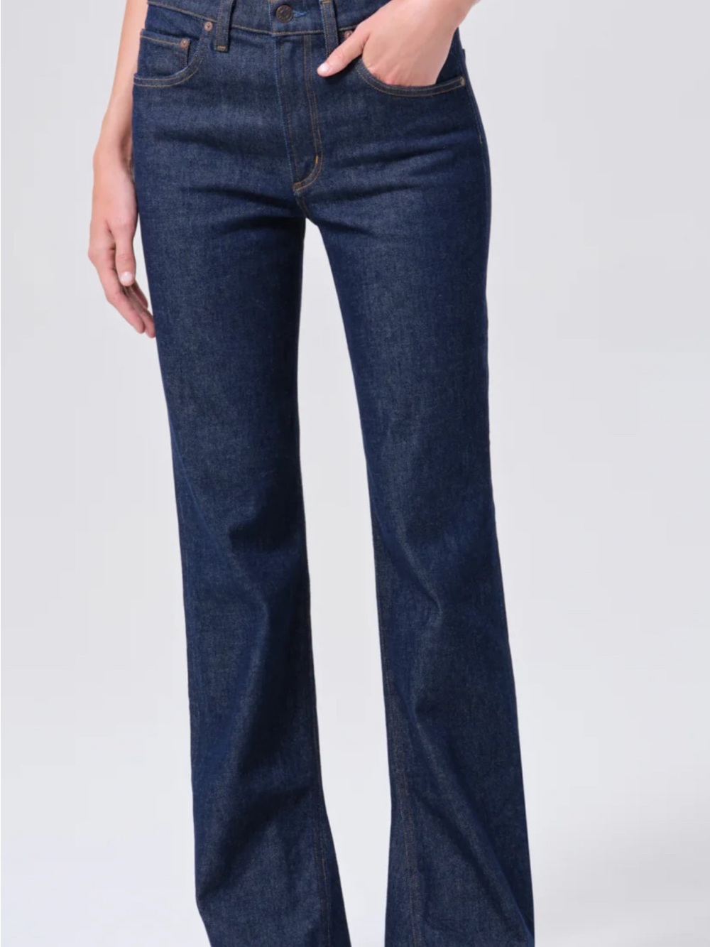 AGOLDE Kick Boot Mid Rise Stretch in Reissue